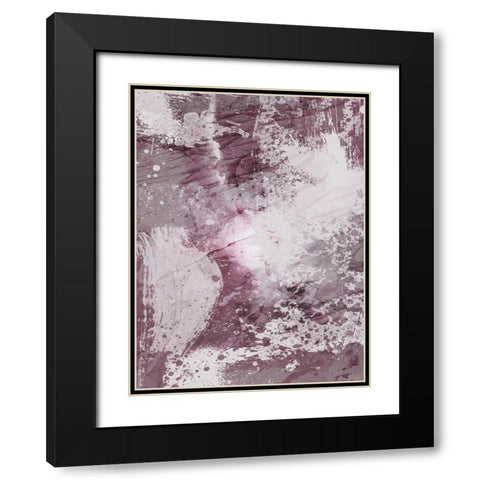 Plum Explosion 2 Black Modern Wood Framed Art Print with Double Matting by Prime, Marcus