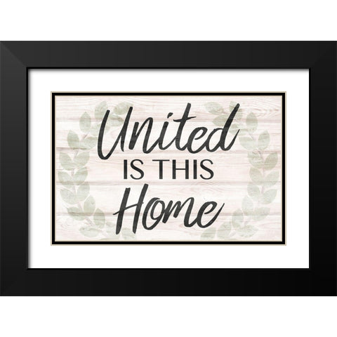 United Home Black Modern Wood Framed Art Print with Double Matting by Prime, Marcus