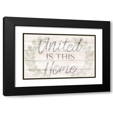 United Home 2 Black Modern Wood Framed Art Print with Double Matting by Prime, Marcus