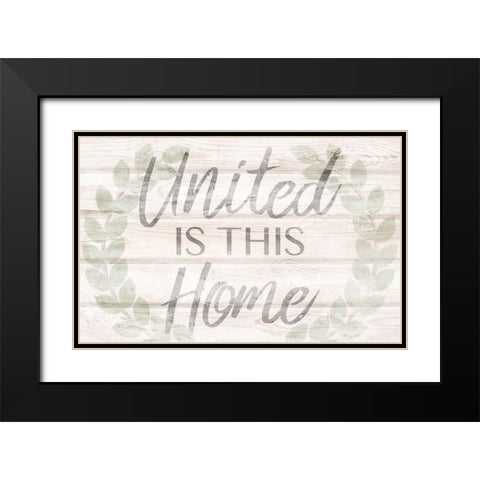 United Home 2 Black Modern Wood Framed Art Print with Double Matting by Prime, Marcus