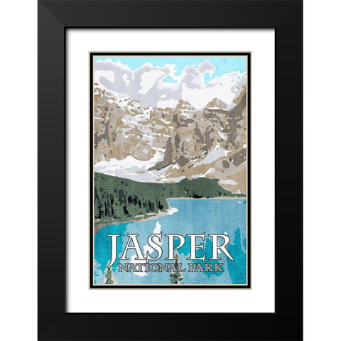 Jasper National Park Black Modern Wood Framed Art Print with Double Matting by Prime, Marcus