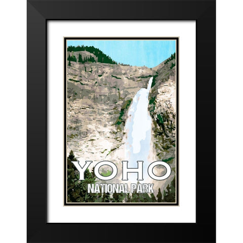 Yoho National Park Black Modern Wood Framed Art Print with Double Matting by Prime, Marcus