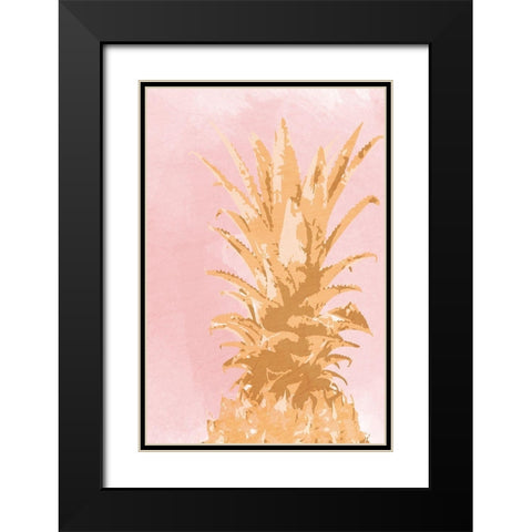 Pineapple Express 2 Black Modern Wood Framed Art Print with Double Matting by Prime, Marcus