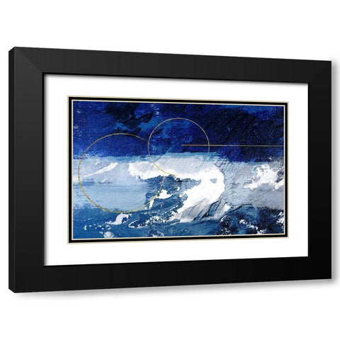 Indigo Storm 2 Black Modern Wood Framed Art Print with Double Matting by Prime, Marcus