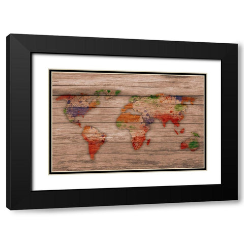 World of Art 1 Black Modern Wood Framed Art Print with Double Matting by Prime, Marcus