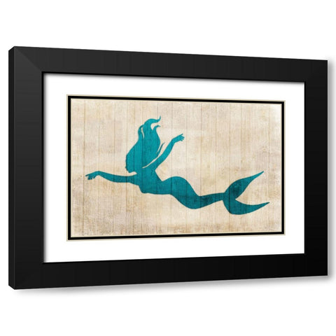 Ocean Siren Black Modern Wood Framed Art Print with Double Matting by Prime, Marcus