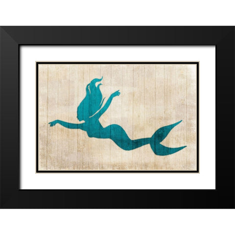 Ocean Siren Black Modern Wood Framed Art Print with Double Matting by Prime, Marcus