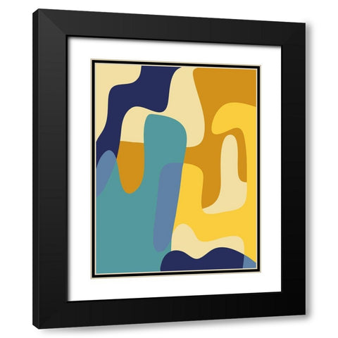 Vibrant Theory 2 Black Modern Wood Framed Art Print with Double Matting by Prime, Marcus