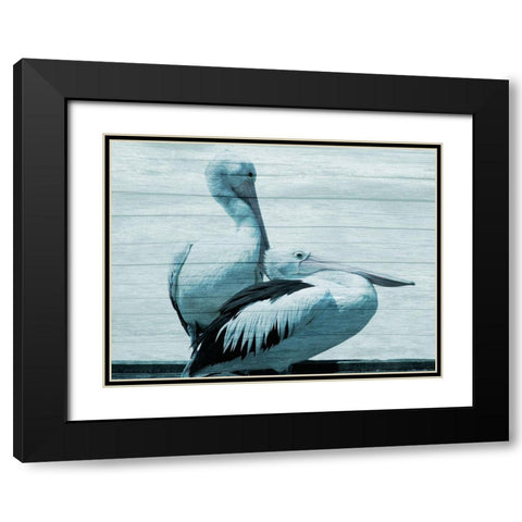 Aerial Love Black Modern Wood Framed Art Print with Double Matting by Prime, Marcus