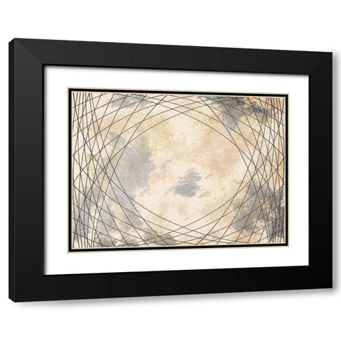 Mesmerizing Lines Black Modern Wood Framed Art Print with Double Matting by Prime, Marcus