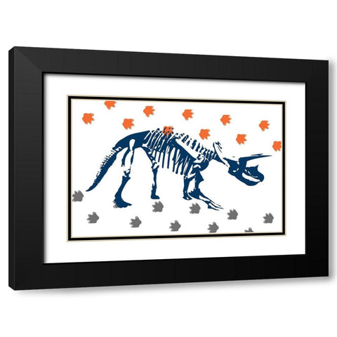 Prehistoric Journey 3 Black Modern Wood Framed Art Print with Double Matting by Prime, Marcus