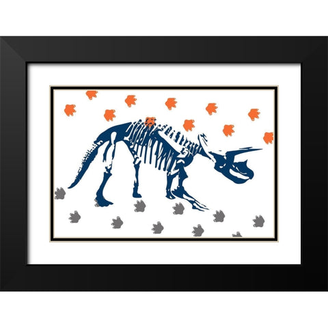 Prehistoric Journey 3 Black Modern Wood Framed Art Print with Double Matting by Prime, Marcus