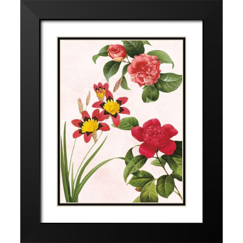 Botanical Fusion Black Modern Wood Framed Art Print with Double Matting by Prime, Marcus