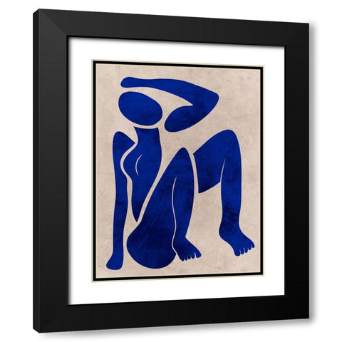 Postured Darling Black Modern Wood Framed Art Print with Double Matting by Prime, Marcus