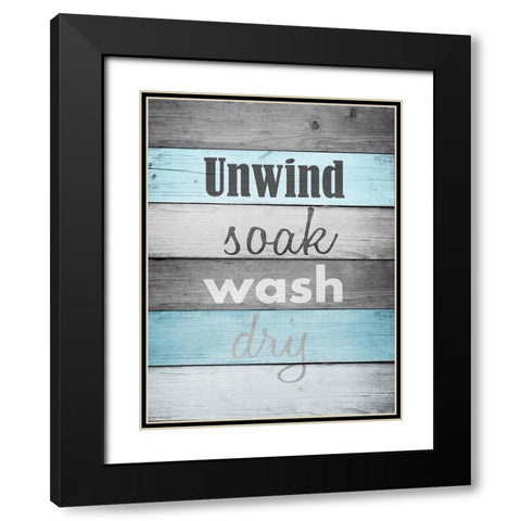 Tub Time 2 Black Modern Wood Framed Art Print with Double Matting by Prime, Marcus