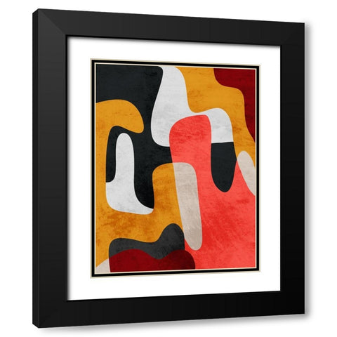 Mixed Theories 2 Black Modern Wood Framed Art Print with Double Matting by Prime, Marcus