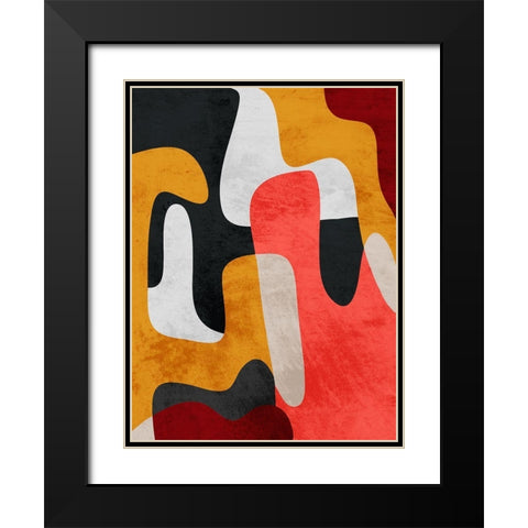 Mixed Theories 2 Black Modern Wood Framed Art Print with Double Matting by Prime, Marcus