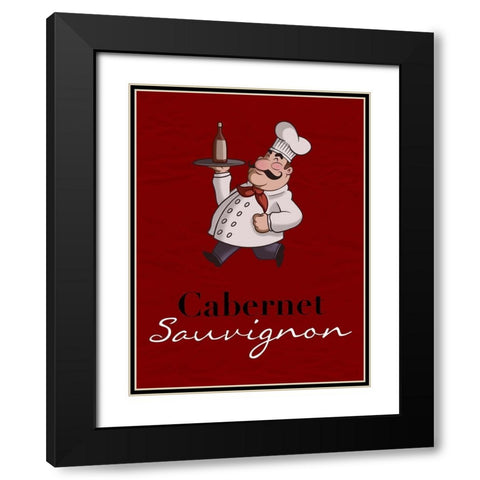 Cabernet Black Modern Wood Framed Art Print with Double Matting by Prime, Marcus