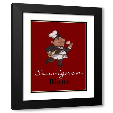 Sauvignon Blanc Black Modern Wood Framed Art Print with Double Matting by Prime, Marcus