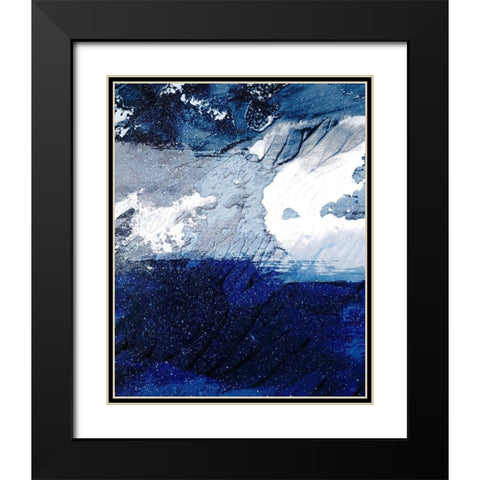 Evolutionary Streaks 1 Black Modern Wood Framed Art Print with Double Matting by Prime, Marcus