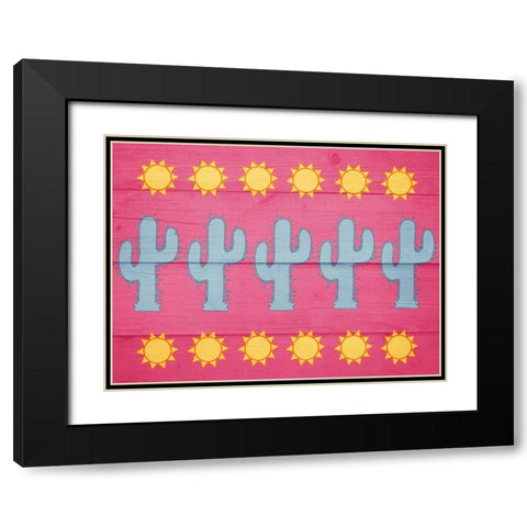 Prime Heat 1 Black Modern Wood Framed Art Print with Double Matting by Prime, Marcus