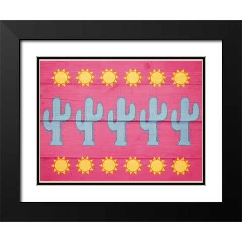 Prime Heat 1 Black Modern Wood Framed Art Print with Double Matting by Prime, Marcus