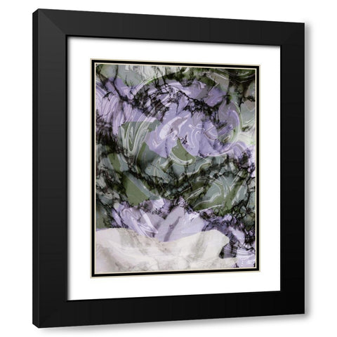 Nebula Supreme 2 Black Modern Wood Framed Art Print with Double Matting by Prime, Marcus