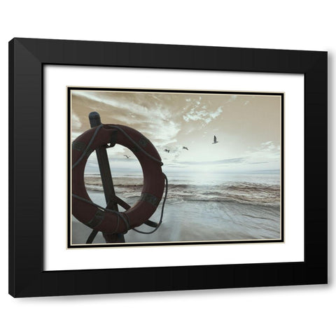 Saving Grace 2 Black Modern Wood Framed Art Print with Double Matting by Prime, Marcus