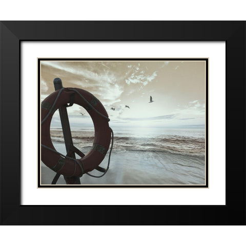 Saving Grace 2 Black Modern Wood Framed Art Print with Double Matting by Prime, Marcus