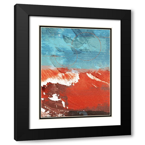 Infinity Coastal 2 Black Modern Wood Framed Art Print with Double Matting by Prime, Marcus