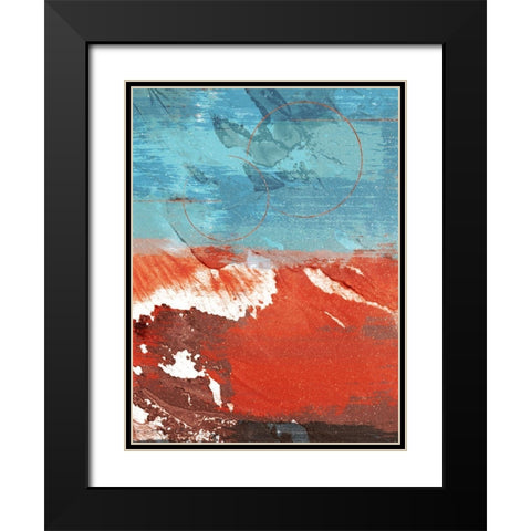Infinity Coastal 2 Black Modern Wood Framed Art Print with Double Matting by Prime, Marcus