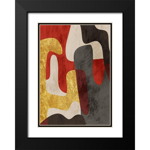 Adorned Luck 2 Black Modern Wood Framed Art Print with Double Matting by Prime, Marcus