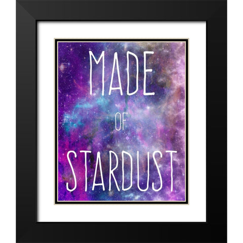 Made Of Stardust Black Modern Wood Framed Art Print with Double Matting by Prime, Marcus