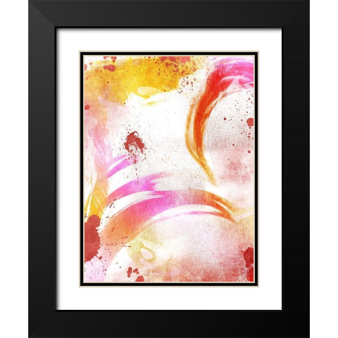 Juicy Prisma 1 Black Modern Wood Framed Art Print with Double Matting by Prime, Marcus