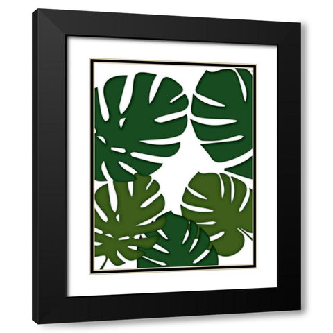 Jungle Beat 1 Black Modern Wood Framed Art Print with Double Matting by Prime, Marcus