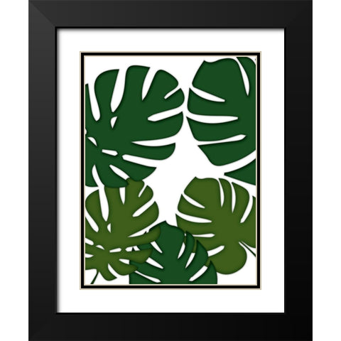 Jungle Beat 1 Black Modern Wood Framed Art Print with Double Matting by Prime, Marcus