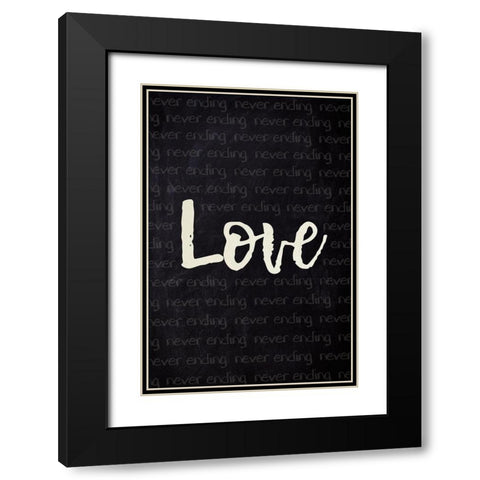 Never Ending 2 Black Modern Wood Framed Art Print with Double Matting by Prime, Marcus