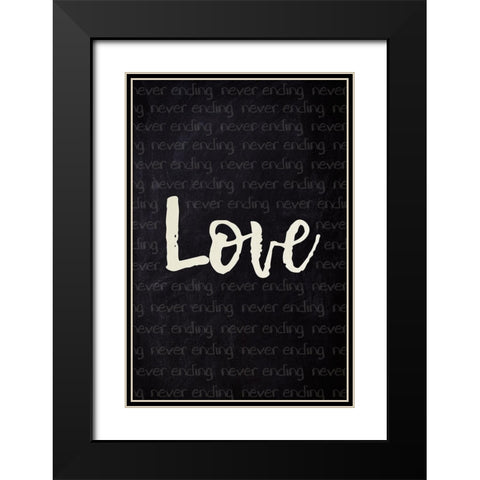 Never Ending 2 Black Modern Wood Framed Art Print with Double Matting by Prime, Marcus