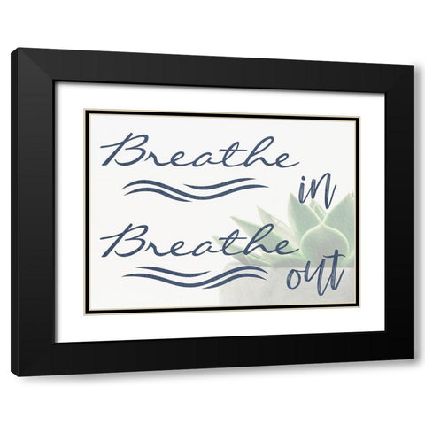 Breathe In Black Modern Wood Framed Art Print with Double Matting by Prime, Marcus