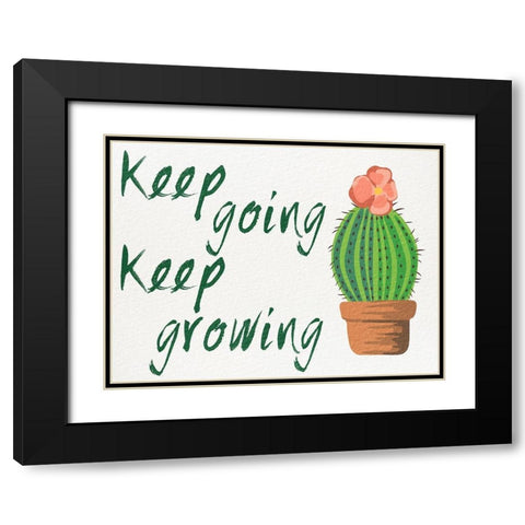 Keep Growing 1 Black Modern Wood Framed Art Print with Double Matting by Prime, Marcus
