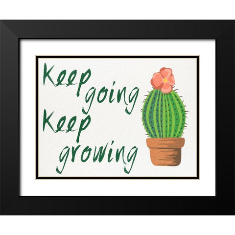 Keep Growing 1 Black Modern Wood Framed Art Print with Double Matting by Prime, Marcus