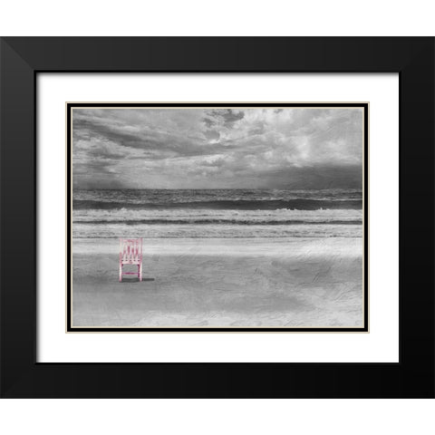 Barren Ocean 1 Black Modern Wood Framed Art Print with Double Matting by Prime, Marcus