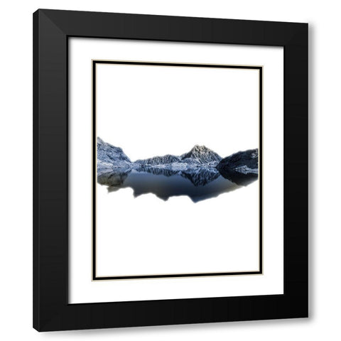Levitated Horizon 2 Black Modern Wood Framed Art Print with Double Matting by Prime, Marcus
