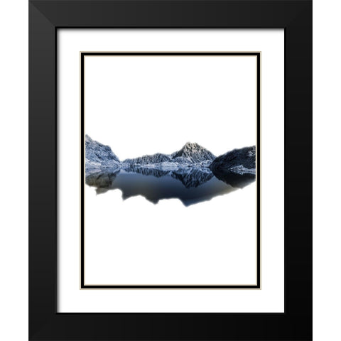 Levitated Horizon 2 Black Modern Wood Framed Art Print with Double Matting by Prime, Marcus