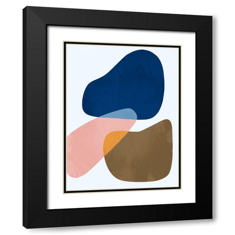 Magical Rocks 2 Black Modern Wood Framed Art Print with Double Matting by Prime, Marcus