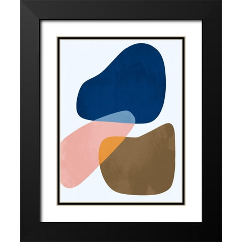 Magical Rocks 2 Black Modern Wood Framed Art Print with Double Matting by Prime, Marcus