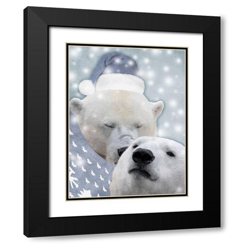 Family Affection 1 Black Modern Wood Framed Art Print with Double Matting by Prime, Marcus