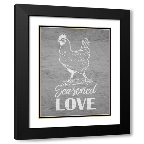 Seasoned Love 1 Black Modern Wood Framed Art Print with Double Matting by Prime, Marcus