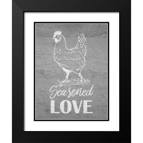 Seasoned Love 1 Black Modern Wood Framed Art Print with Double Matting by Prime, Marcus