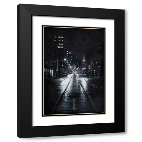 Night Watch 1 Black Modern Wood Framed Art Print with Double Matting by Prime, Marcus